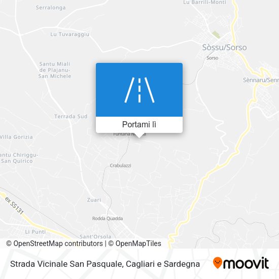 Mappa Strada Vicinale San Pasquale