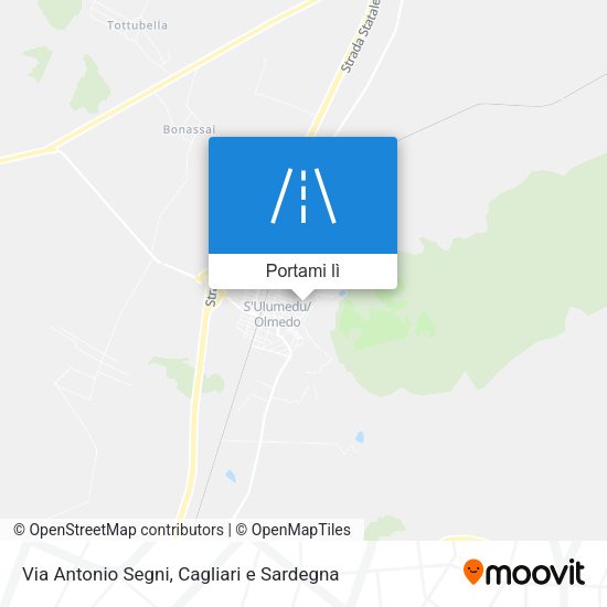 Mappa Via Antonio Segni