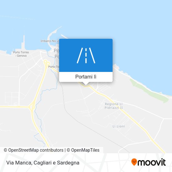 Mappa Via Manca
