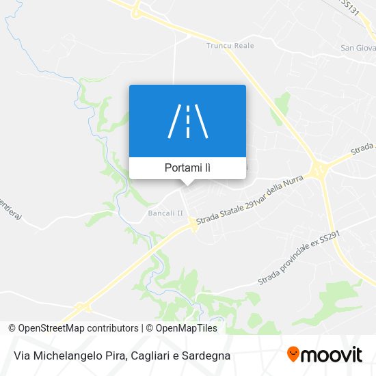 Mappa Via Michelangelo Pira