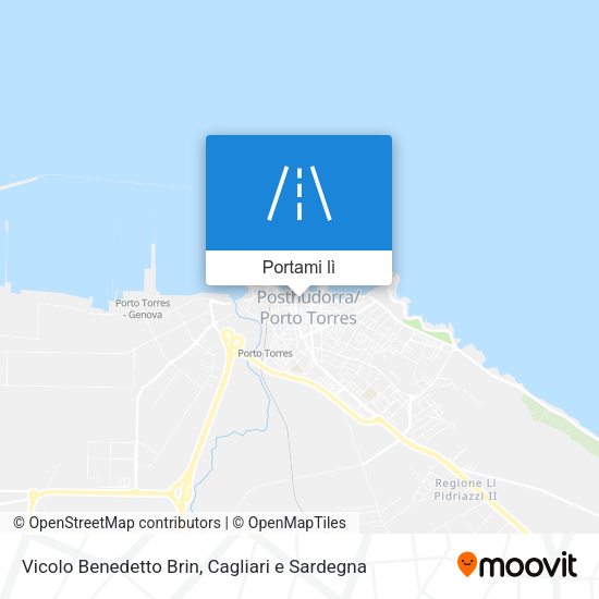 Mappa Vicolo Benedetto Brin