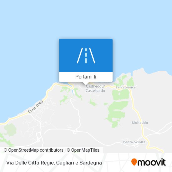 Mappa Via Delle Città Regie