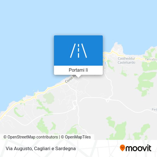 Mappa Via Augusto