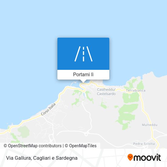 Mappa Via Gallura