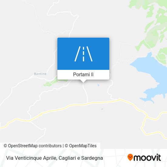 Mappa Via Venticinque Aprile