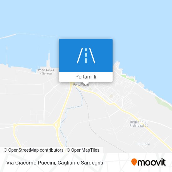 Mappa Via Giacomo Puccini