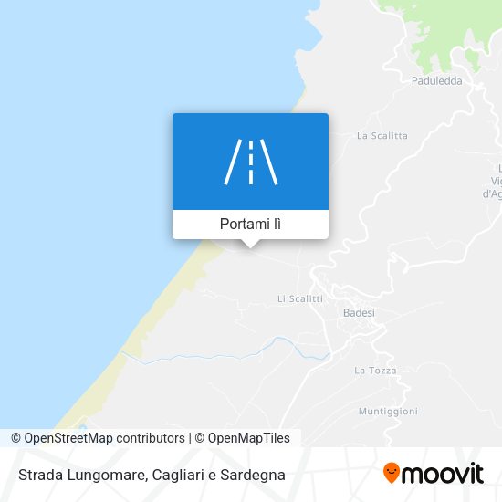 Mappa Strada Lungomare