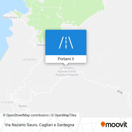 Mappa Via Nazario Sauro