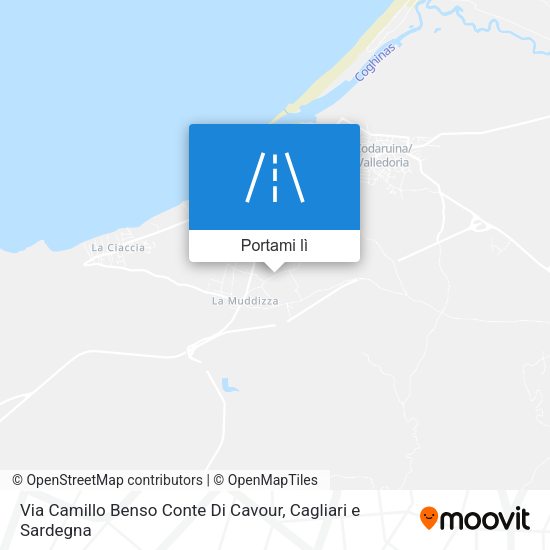 Mappa Via Camillo Benso Conte Di Cavour