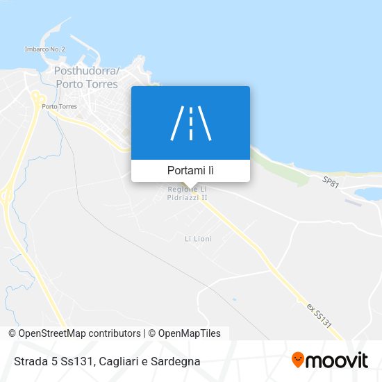 Mappa Strada 5 Ss131