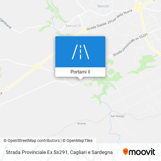Mappa Strada Provinciale Ex Ss291