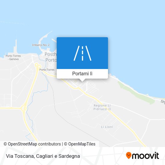 Mappa Via Toscana