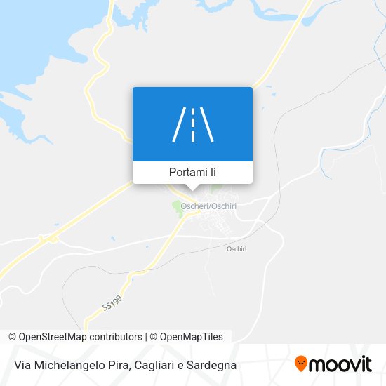 Mappa Via Michelangelo Pira