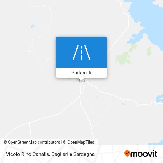 Mappa Vicolo Rino Canalis