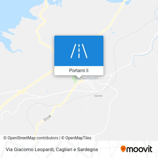 Mappa Via Giacomo Leopardi
