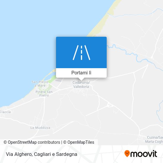 Mappa Via Alghero