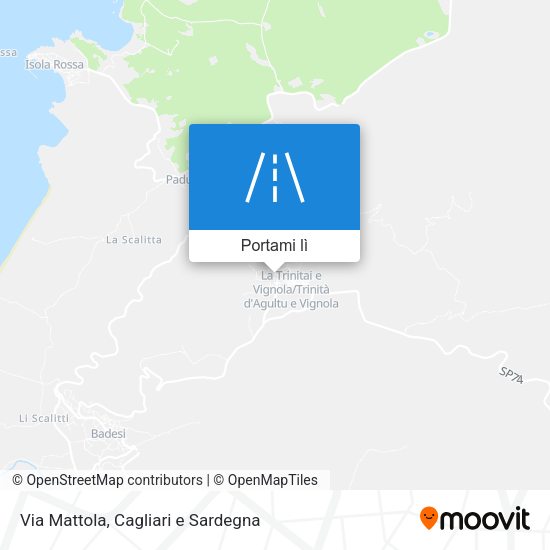 Mappa Via Mattola