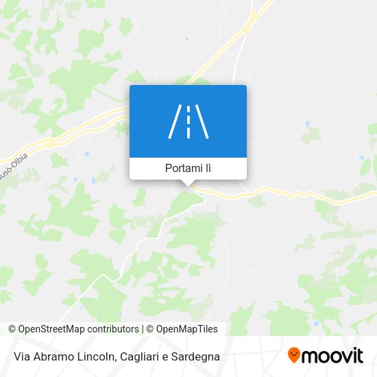 Mappa Via Abramo Lincoln