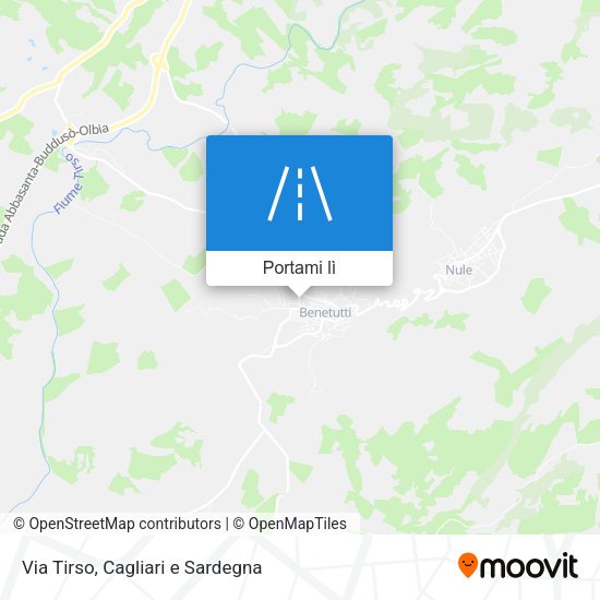 Mappa Via Tirso