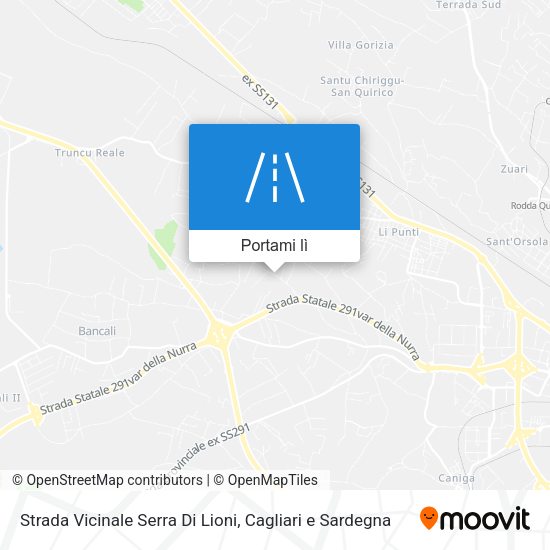 Mappa Strada Vicinale Serra Di Lioni