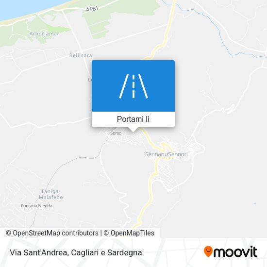 Mappa Via Sant'Andrea