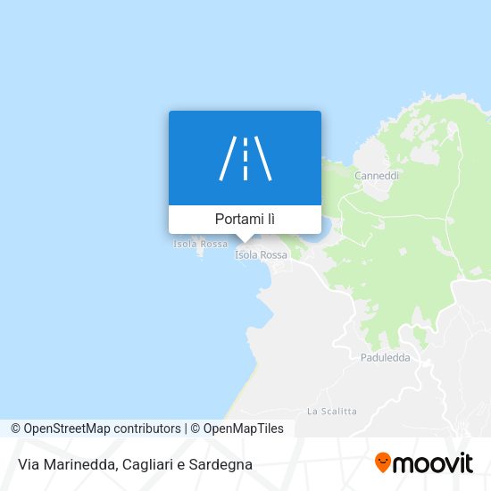 Mappa Via Marinedda