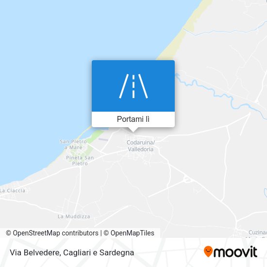Mappa Via Belvedere