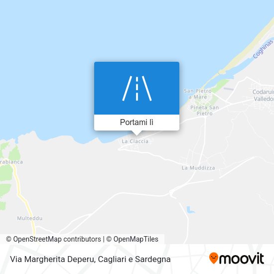 Mappa Via Margherita Deperu