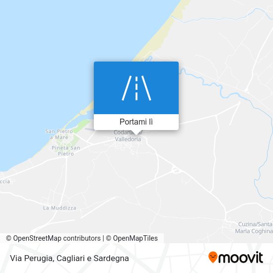 Mappa Via Perugia