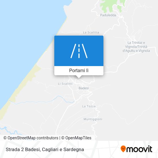 Mappa Strada 2 Badesi