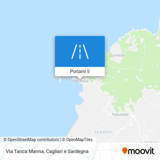 Mappa Via Tanca Manna