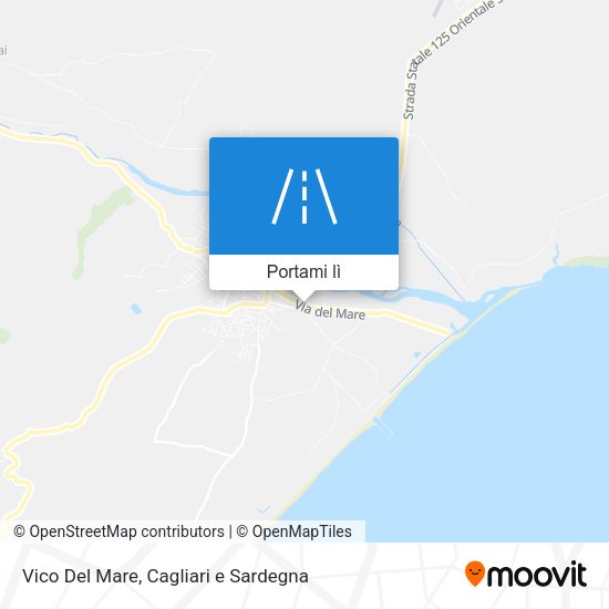 Mappa Vico Del Mare