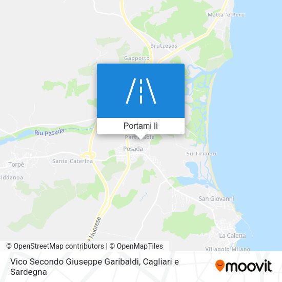Mappa Vico Secondo Giuseppe Garibaldi