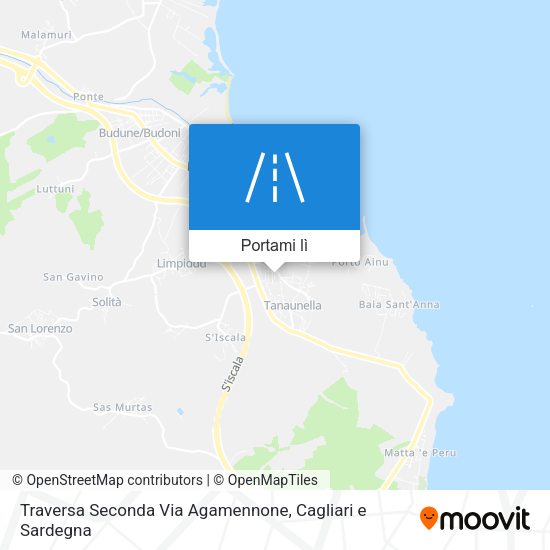 Mappa Traversa Seconda Via Agamennone