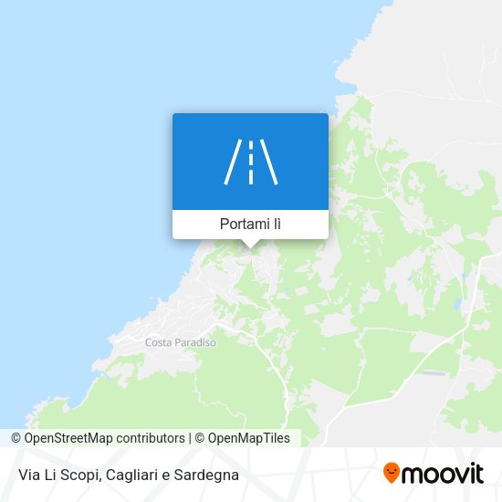 Mappa Via Li Scopi