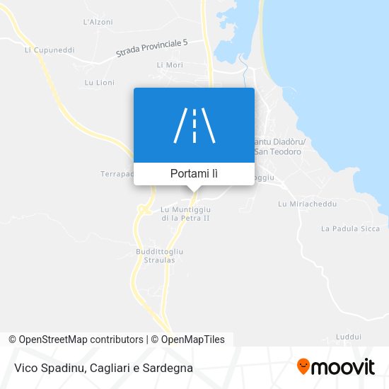 Mappa Vico Spadinu