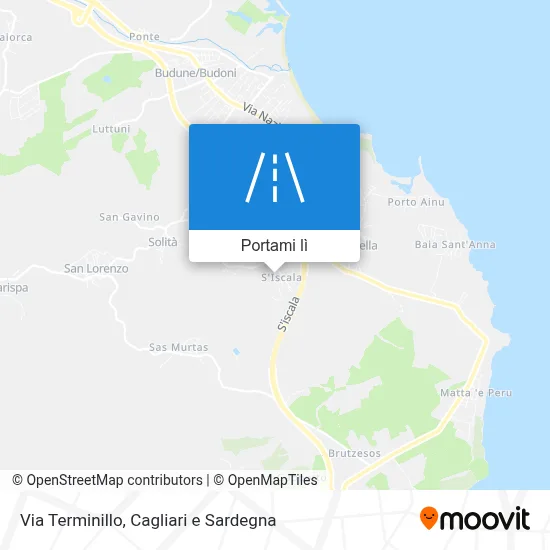 Mappa Via Terminillo