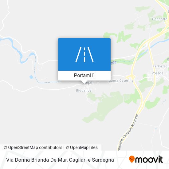 Mappa Via Donna Brianda De Mur