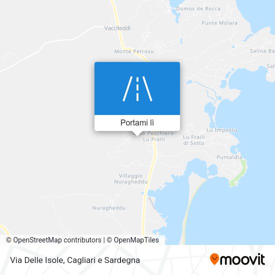Mappa Via Delle Isole