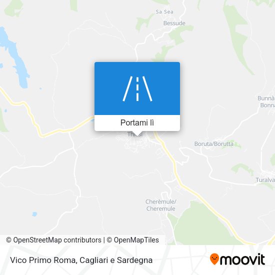Mappa Vico Primo Roma
