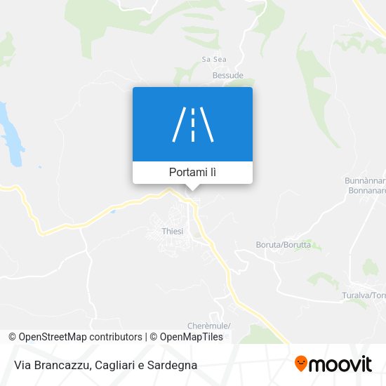 Mappa Via Brancazzu