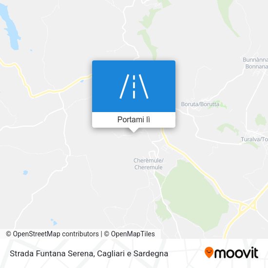 Mappa Strada Funtana Serena