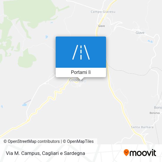 Mappa Via M. Campus