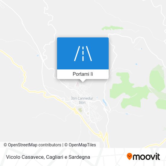 Mappa Vicolo Casavece