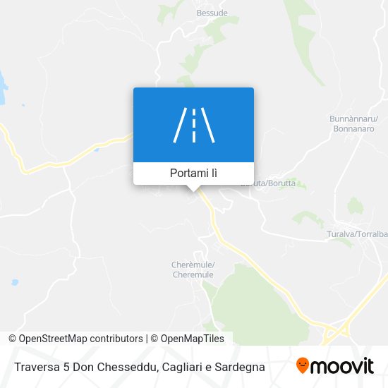 Mappa Traversa 5 Don Chesseddu