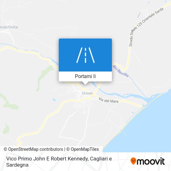 Mappa Vico Primo John E Robert Kennedy