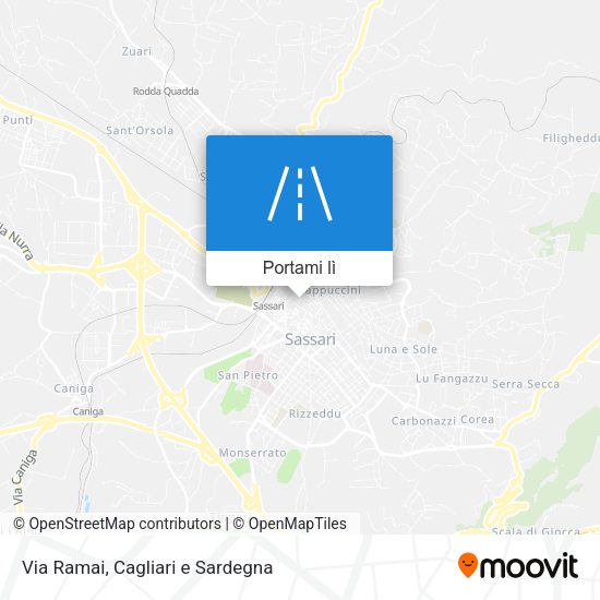 Mappa Via Ramai