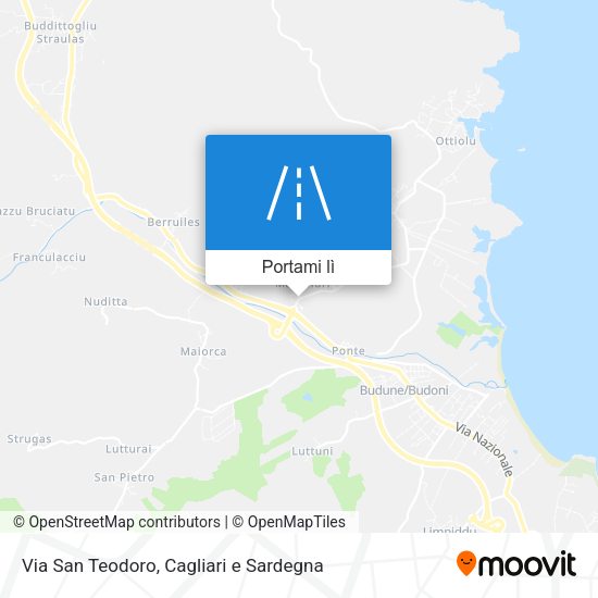 Mappa Via San Teodoro