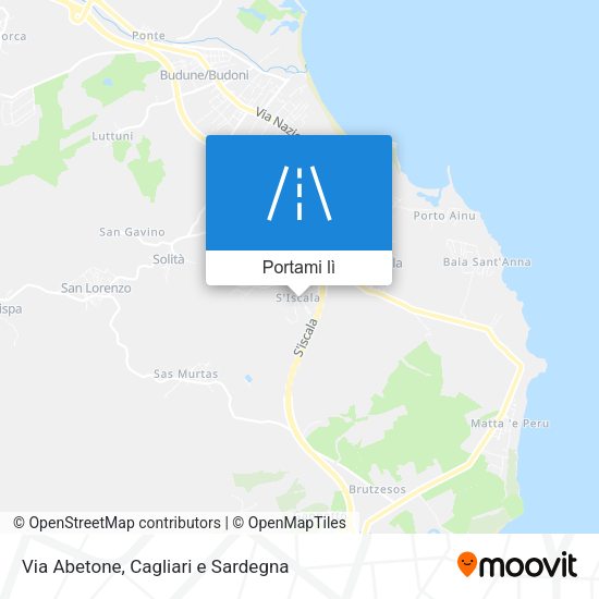Mappa Via Abetone