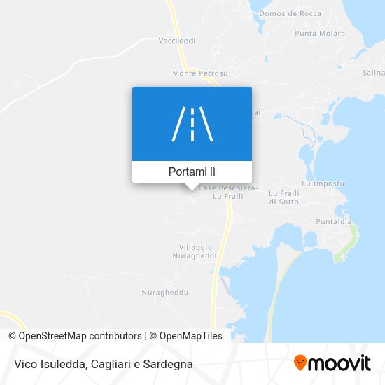 Mappa Vico Isuledda